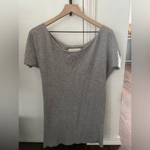 Grey off the shoulder dress Abercrombie and Fitch